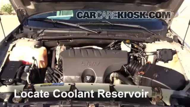 2004 Buick LeSabre Custom 3.8L V6 Refrigerante (anticongelante) Agregar refrigerante